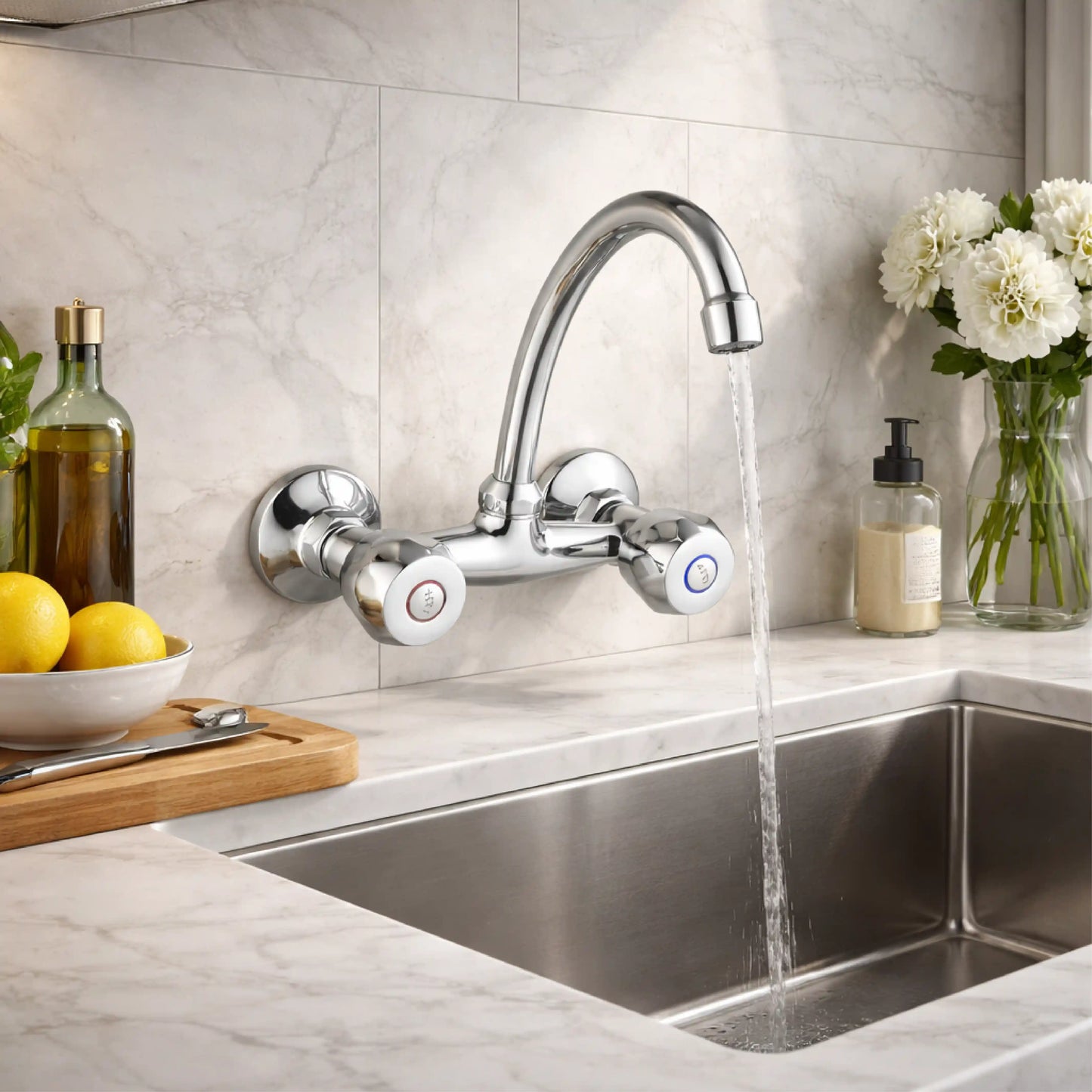 SANITAR SINK MIXER WALL MOUNT | AQUA-WSM