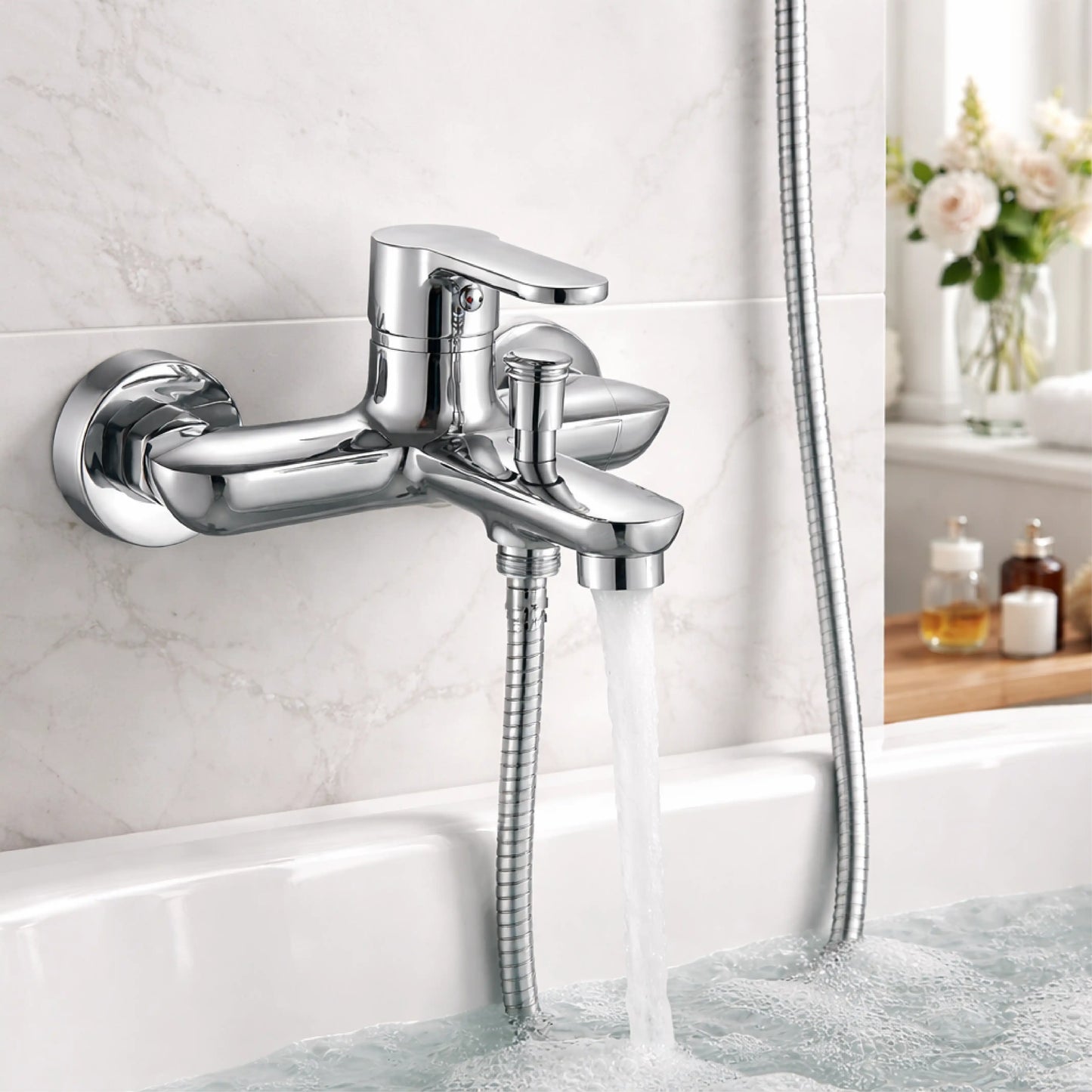 SANITAR BATH MIXER | BRASS | LYCA-BM