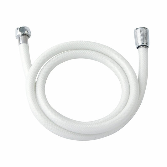 Grande PVC Shuttaf Hose 120cm SHTH SP1-120CM with chrome connectors on a white background.