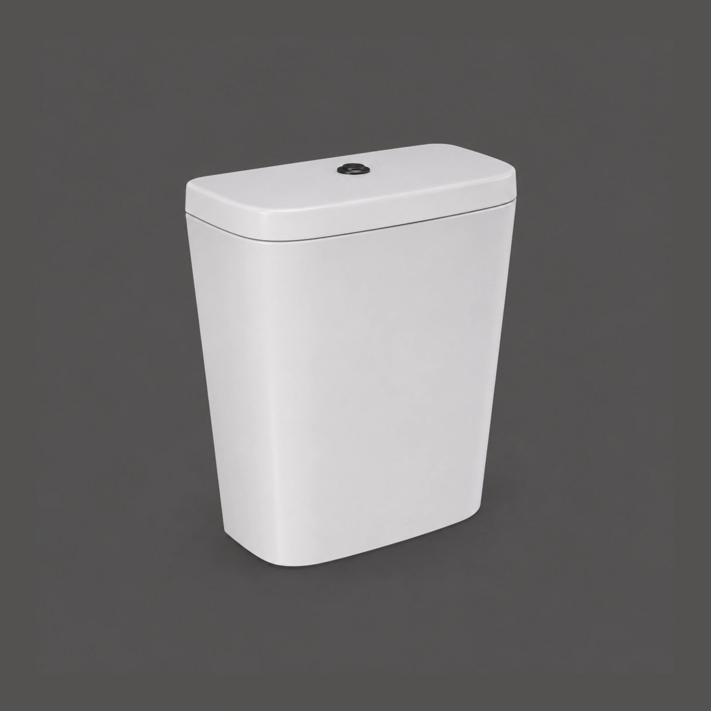 RAK Ceramics Elena EL10AWHA white vitreous china flush tank with bottom inlet and dual flush mechanism.