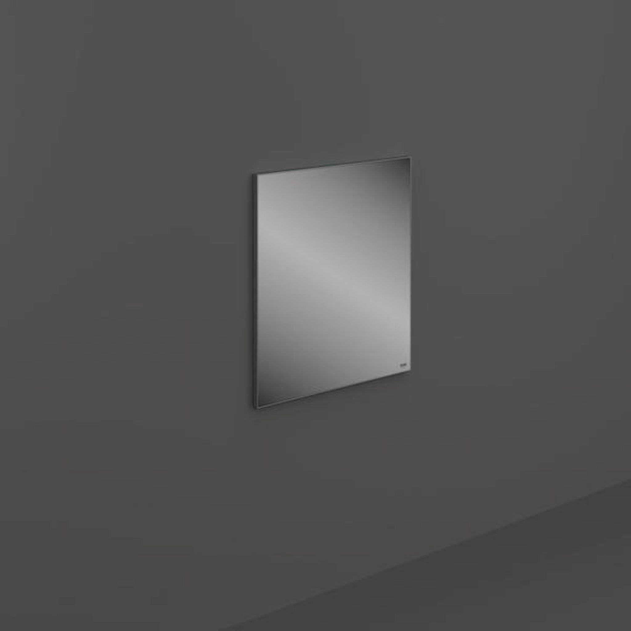 RAK-JOY JOYMR06068STD standard rectangular bathroom mirror, 60cm x 68cm, featuring a sleek frameless design against a white background.