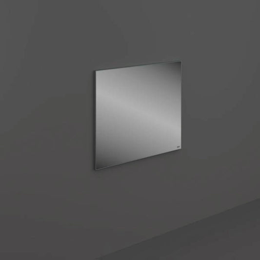 RAK Ceramics Joy 80cm standard rectangular wall-mounted mirror featuring a high-quality reflective surface and clean frameless edges.