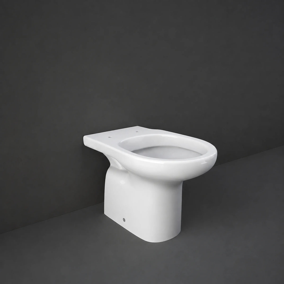 RAK Ceramics Orient OR13AWHA close coupled water closet pan in Alpine White, 670mm oval design with S-trap.