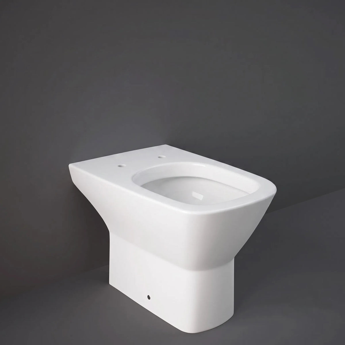 RAK Ceramics Summit SM03AWHA close coupled water closet pan in Alpine White, rectangular 65cm design with S-trap.