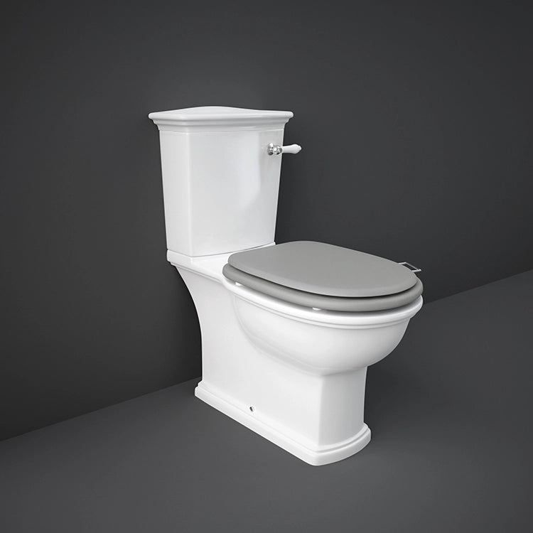 RAK Ceramics Washington WT03AWHA close coupled water closet pan in Alpine White finish, S-trap 70cm design.