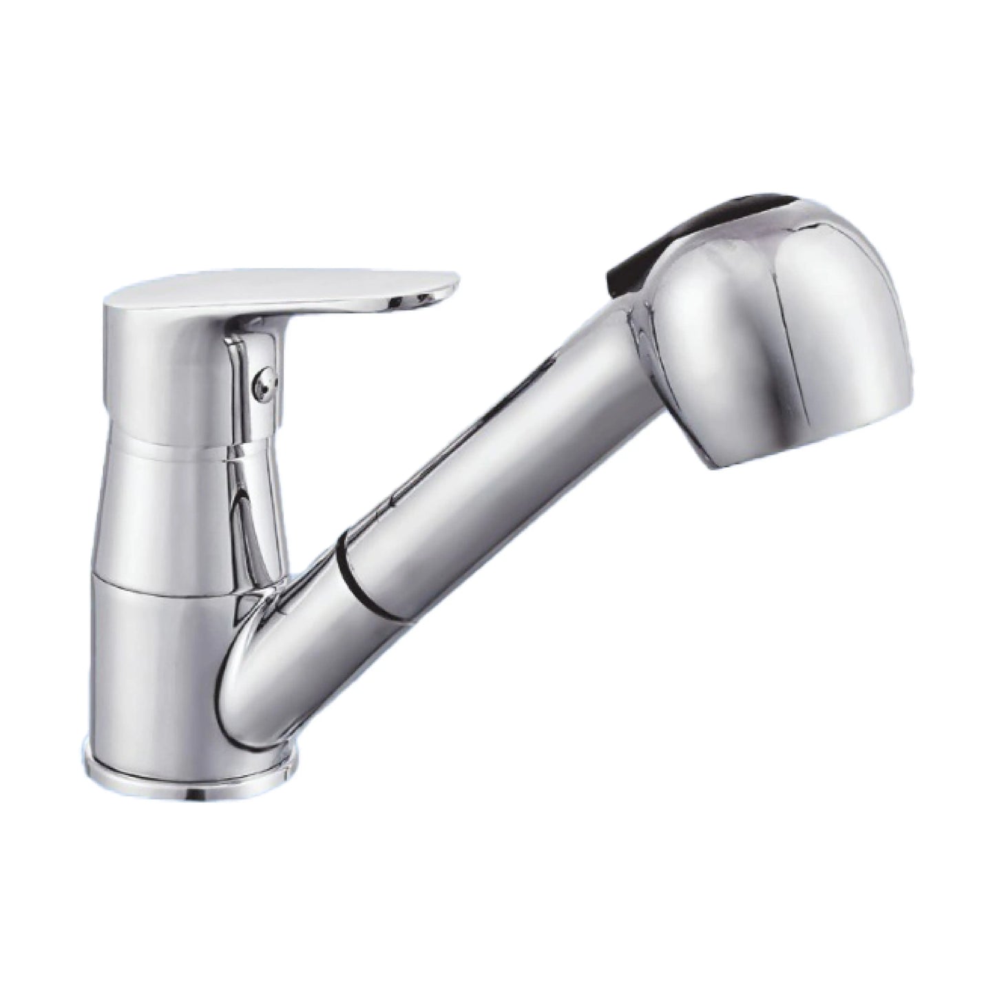 Sanitar JET-SM professional salon mixer with a polished chrome finish, ergonomic single-lever handle, and functional swivel spout design.