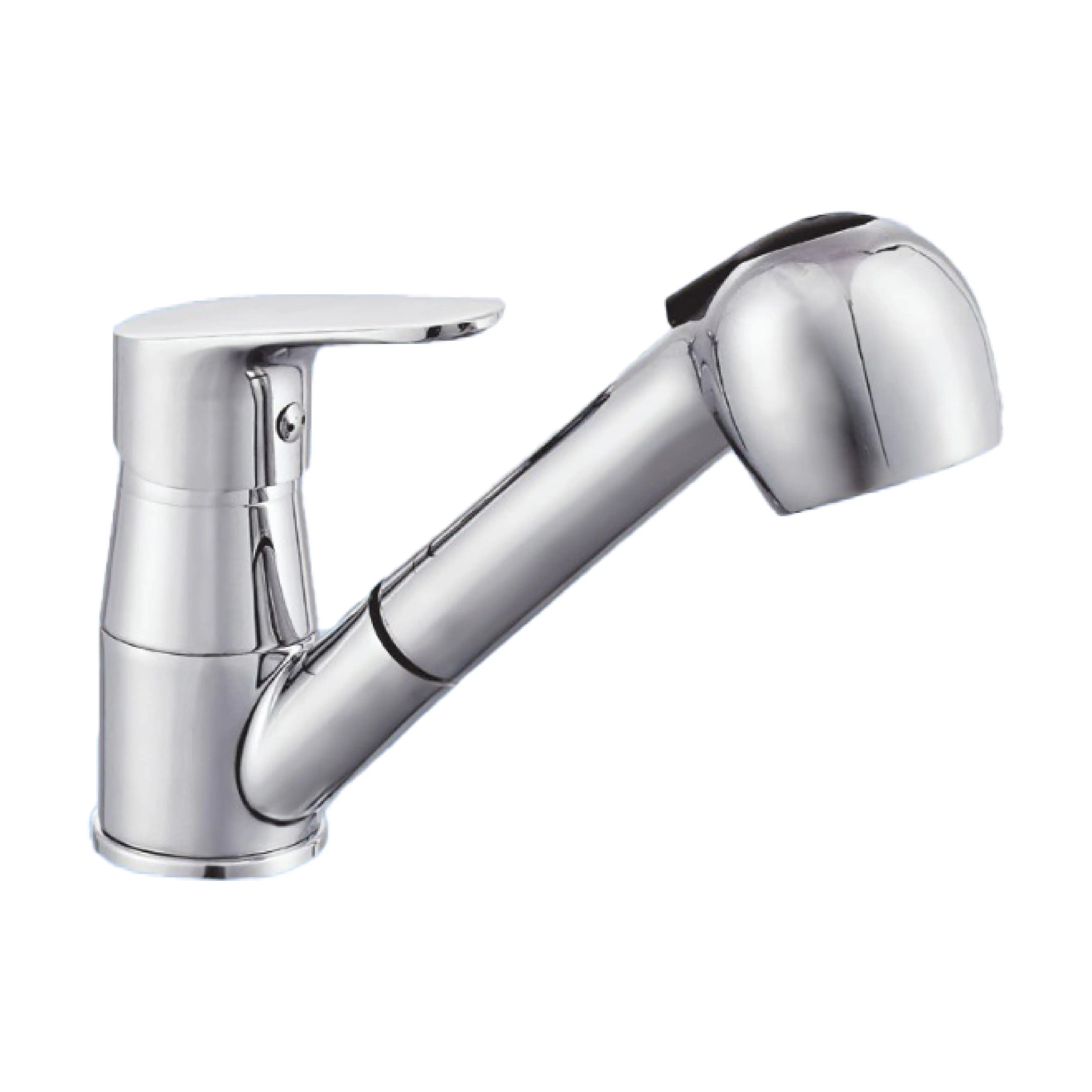 Sanitar JET-SM professional salon mixer with a polished chrome finish, ergonomic single-lever handle, and functional swivel spout design.
