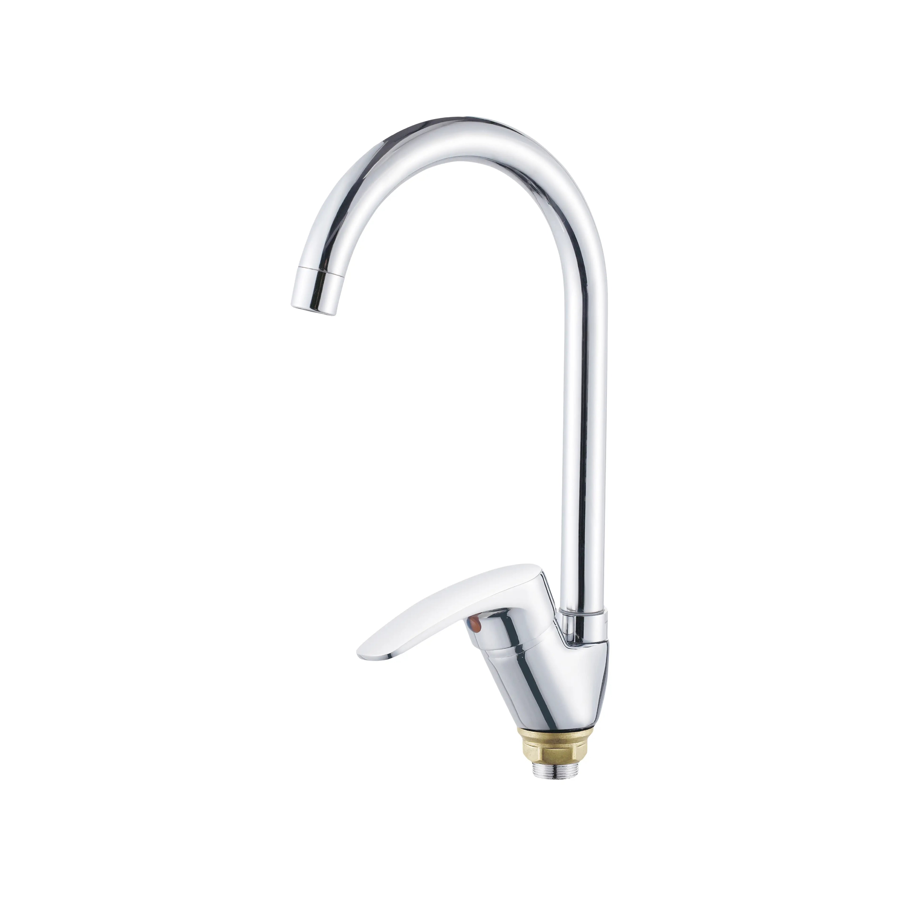 Sanitar JET-ZM8 premium chrome kitchen sink mixer featuring a single-lever handle and an ergonomic swivel spout design