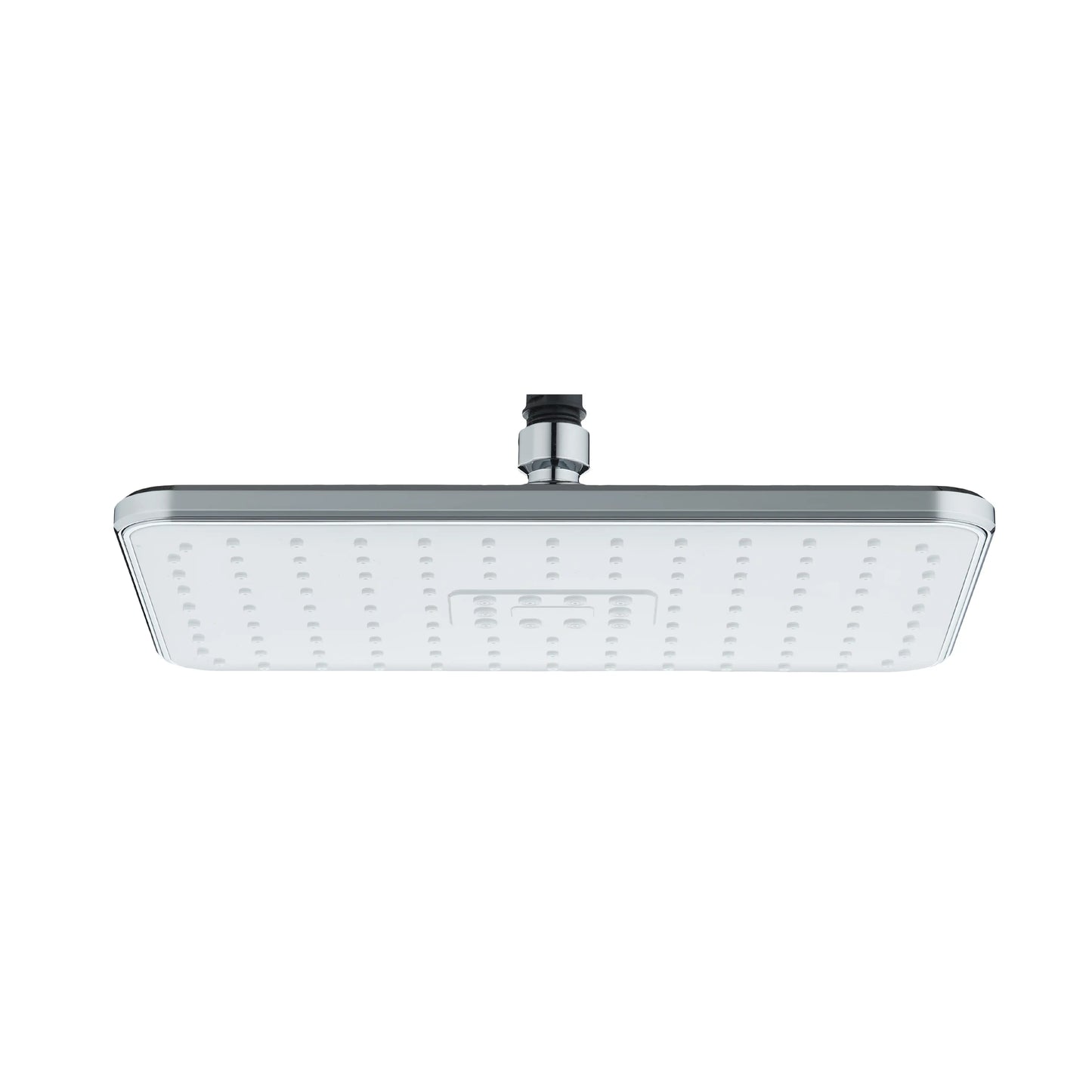 Sanitar BARAN square shower head featuring a modern chrome finish and a streamlined design for a premium rain shower experience.